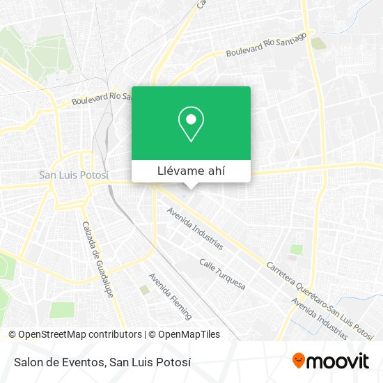 Mapa de Salon de Eventos