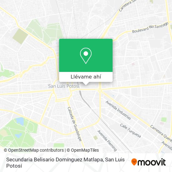 Mapa de Secundaria Belisario Domínguez Matlapa