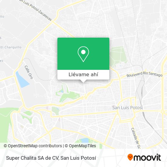 Mapa de Super Chalita SA de CV