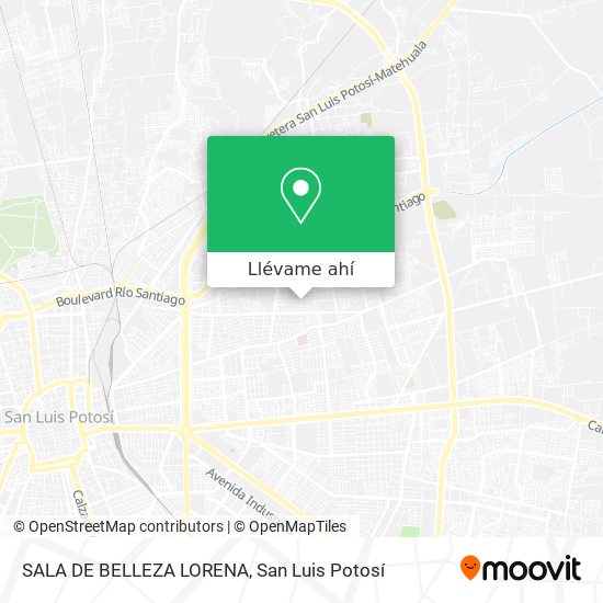 Mapa de SALA DE BELLEZA LORENA