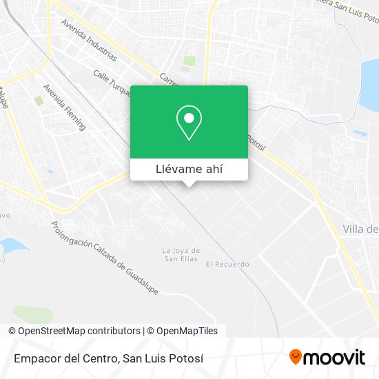 Mapa de Empacor del Centro