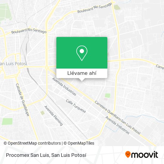 Cómo llegar a Procomex San Luis en San Luis Potosí en Autobús?