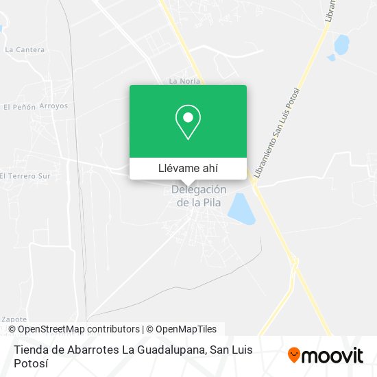 Mapa de Tienda de Abarrotes La Guadalupana