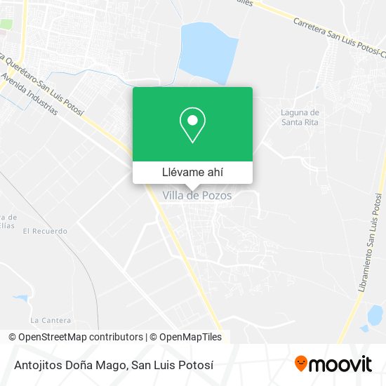 Mapa de Antojitos Doña Mago