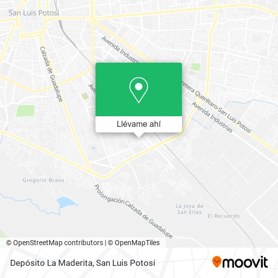 Mapa de Depósito La Maderita
