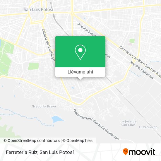 Mapa de Ferreteria Ruiz