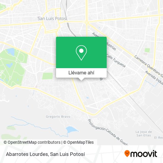 Mapa de Abarrotes Lourdes