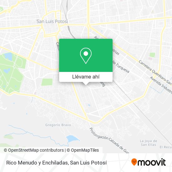 Mapa de Rico Menudo y Enchiladas