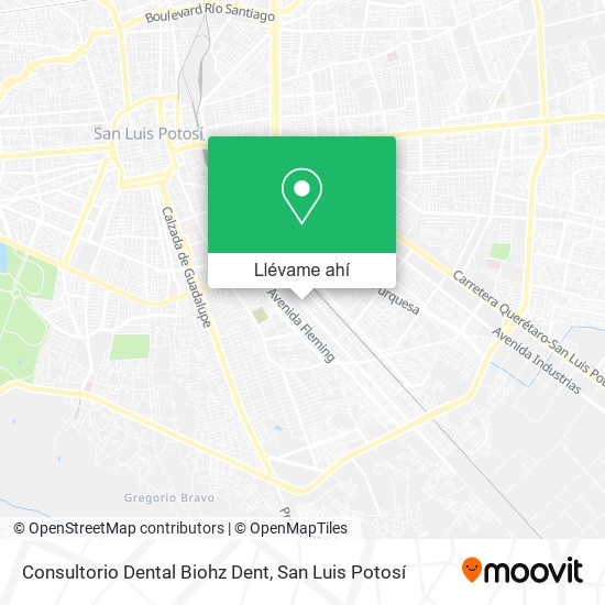 Mapa de Consultorio Dental Biohz Dent