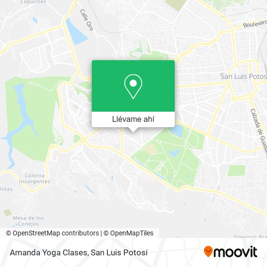 Mapa de Amanda Yoga Clases
