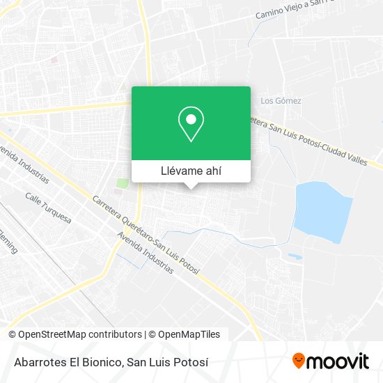 Mapa de Abarrotes El Bionico