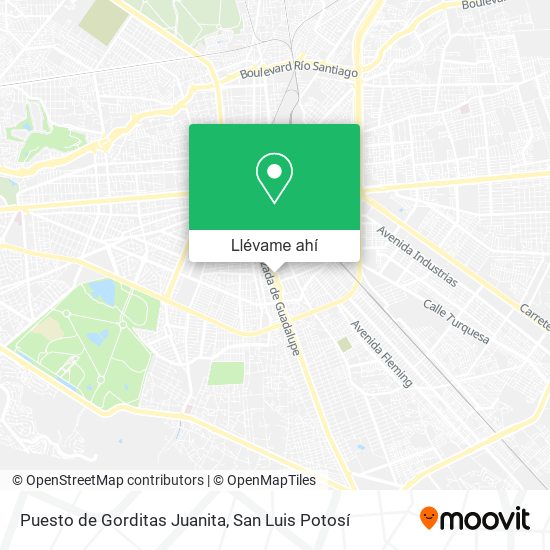 Mapa de Puesto de Gorditas Juanita