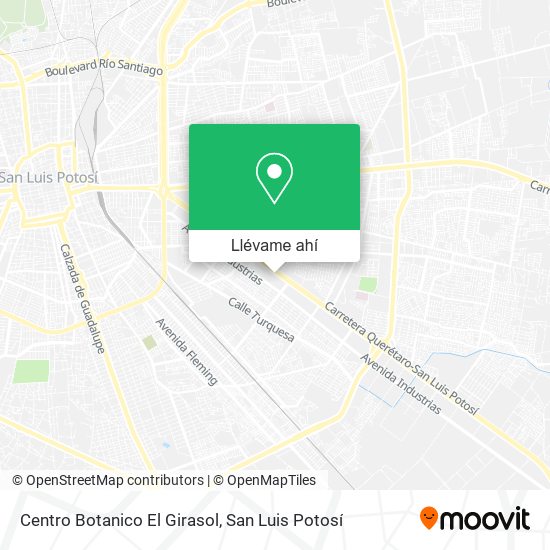 Mapa de Centro Botanico El Girasol