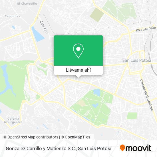Mapa de Gonzalez Carrillo y Matienzo S.C.