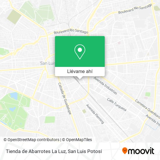 Mapa de Tienda de Abarrotes La Luz