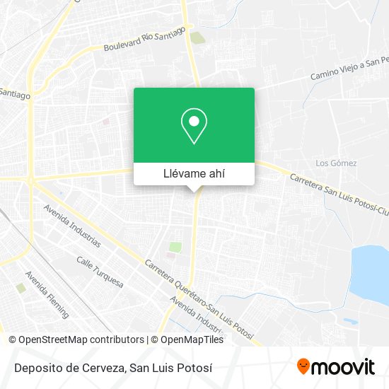 Mapa de Deposito de Cerveza