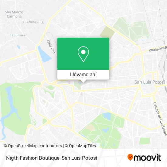 Mapa de Nigth Fashion Boutique