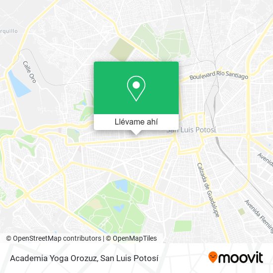 Mapa de Academia Yoga Orozuz