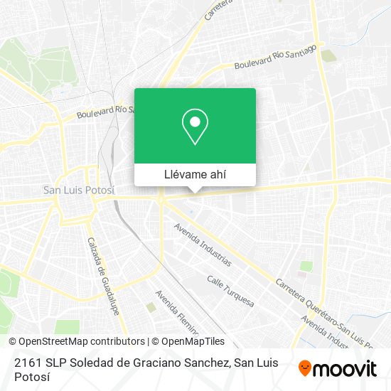 Mapa de 2161 SLP Soledad de Graciano Sanchez