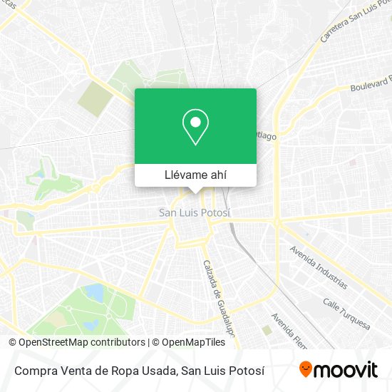 Cómo llegar a Compra Venta de Ropa Usada en San Luis Potosí Autobús?
