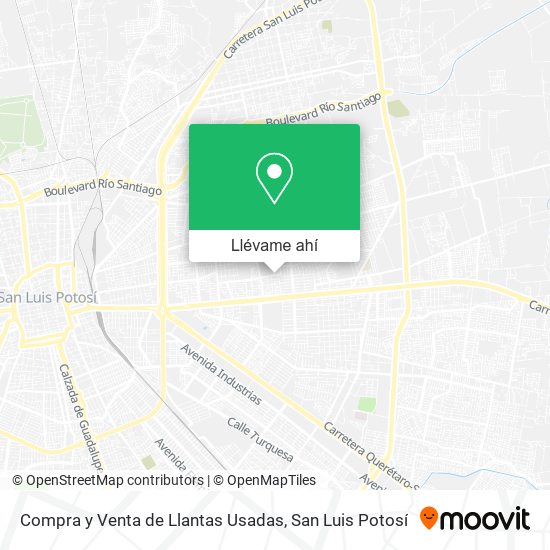 Cómo llegar a Compra y Llantas Usadas en San Luis Potosí en Autobús?