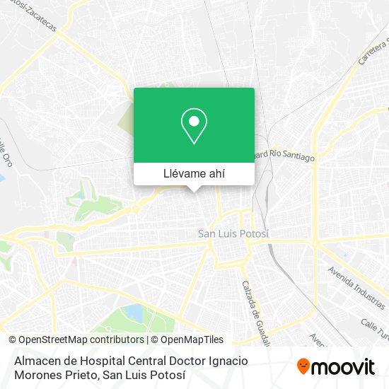 Mapa de Almacen de Hospital Central Doctor Ignacio Morones Prieto