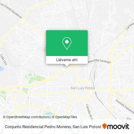 Mapa de Conjunto Residencial Pedro Moreno