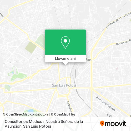 Mapa de Consultorios Medicos Nuestra Señora de la Asuncion