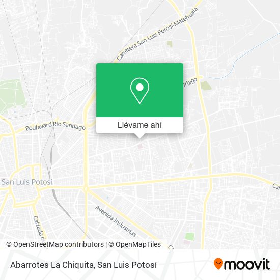 Mapa de Abarrotes La Chiquita