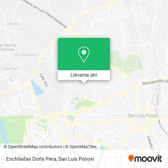Mapa de Enchiladas Doña Pera