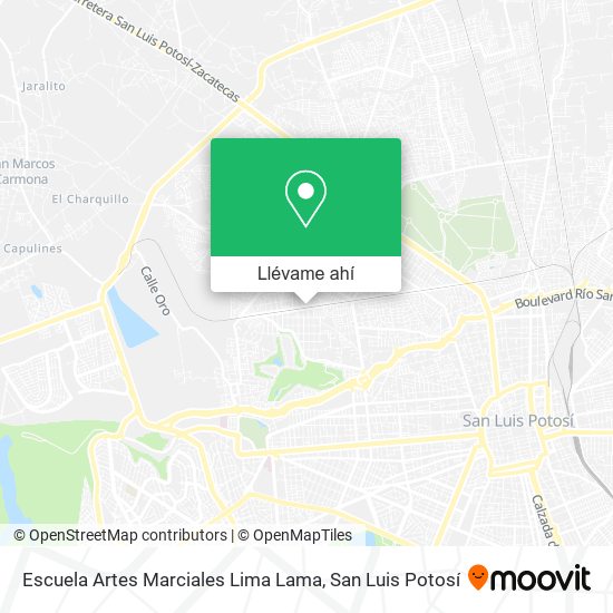 Mapa de Escuela Artes Marciales Lima Lama