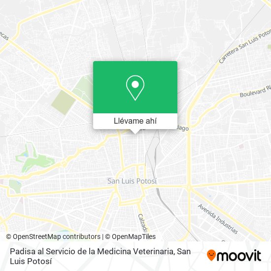 Mapa de Padisa al Servicio de la Medicina Veterinaria