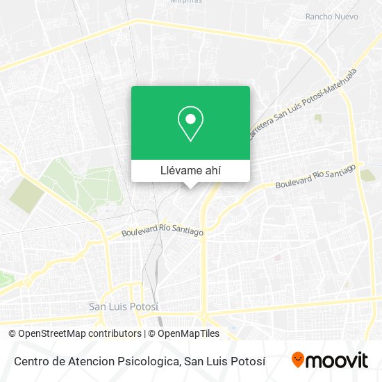 Mapa de Centro de Atencion Psicologica