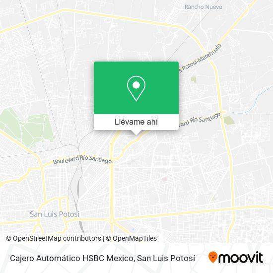 Mapa de Cajero Automático HSBC Mexico