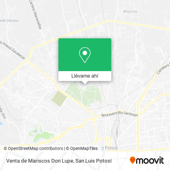 Cómo llegar a Venta de Mariscos Don Lupe en San Luis Potosí en Autobús?