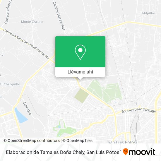 Mapa de Elaboracion de Tamales Doña Chely