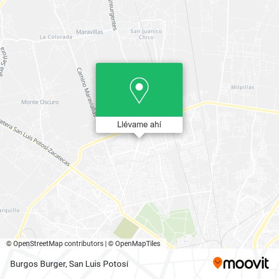 Mapa de Burgos Burger