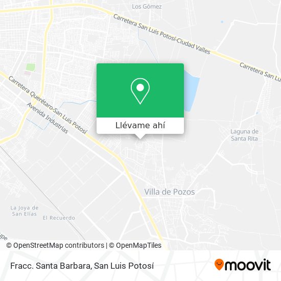 Cómo llegar a Fracc. Santa Barbara en San Luis Potosí en Autobús?