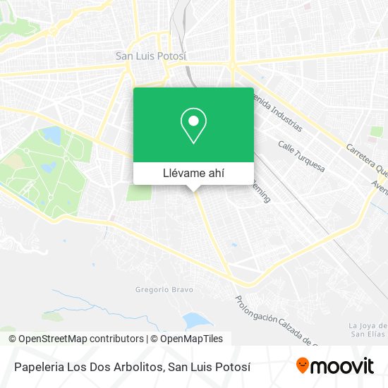 Mapa de Papeleria Los Dos Arbolitos