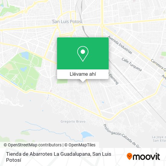 Mapa de Tienda de Abarrotes La Guadalupana