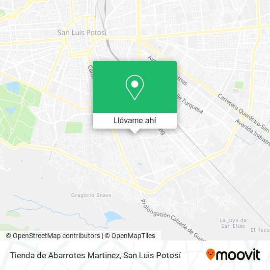 Mapa de Tienda de Abarrotes Martinez