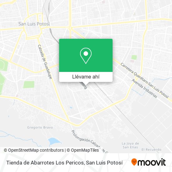 Mapa de Tienda de Abarrotes Los Pericos