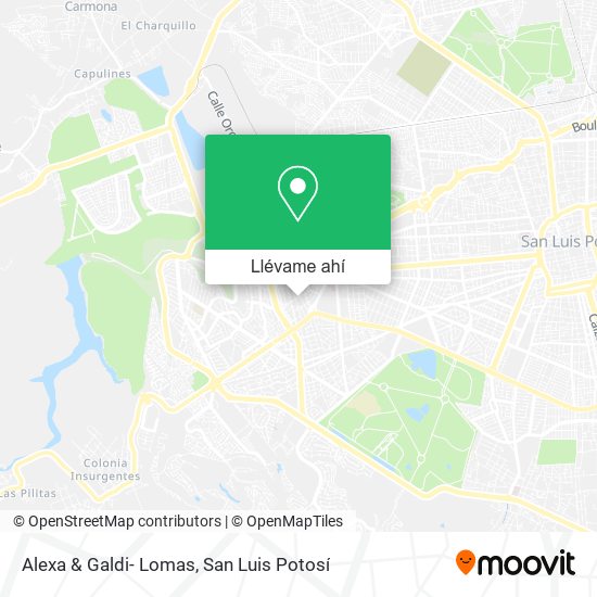 Mapa de Alexa & Galdi- Lomas