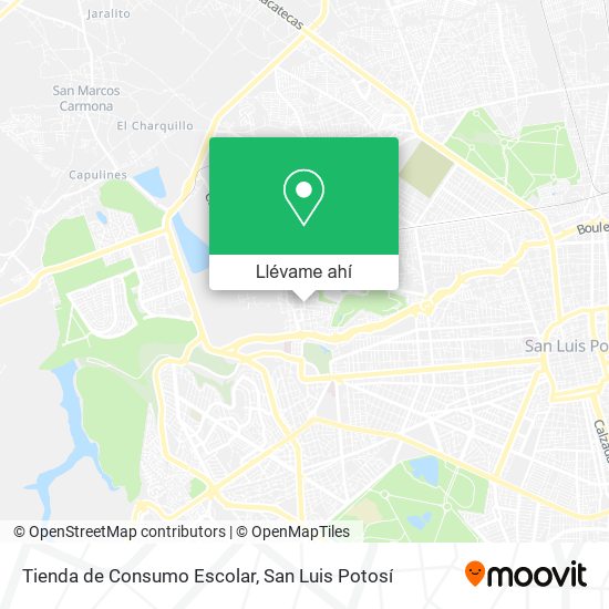 Mapa de Tienda de Consumo Escolar