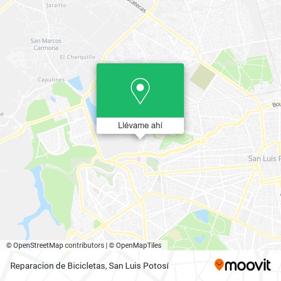 Mapa de Reparacion de Bicicletas