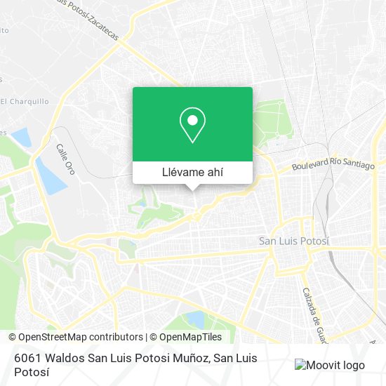 Mapa de 6061 Waldos San Luis Potosi Muñoz