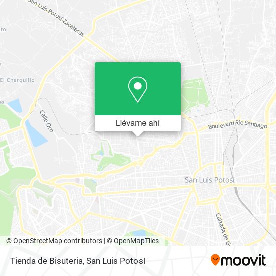 Mapa de Tienda de Bisuteria