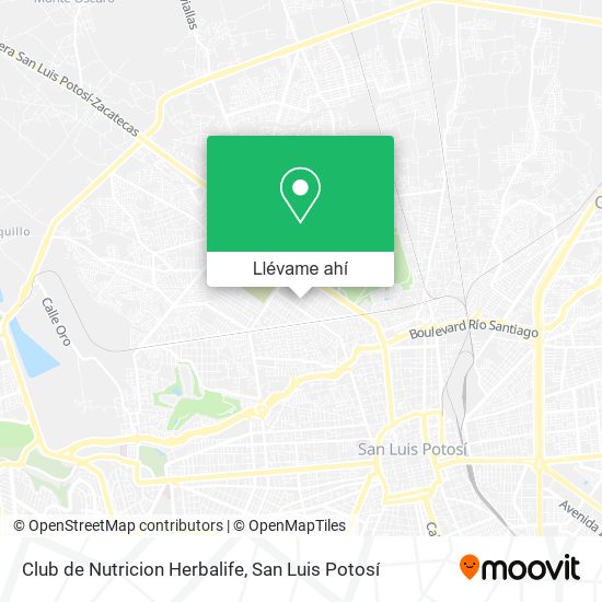 Mapa de Club de Nutricion Herbalife