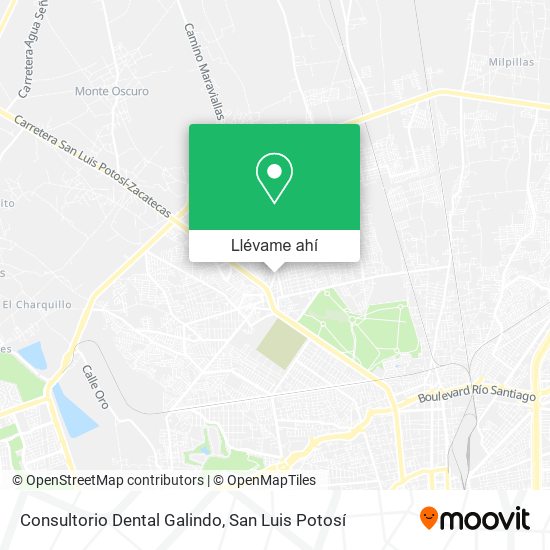 Mapa de Consultorio Dental Galindo