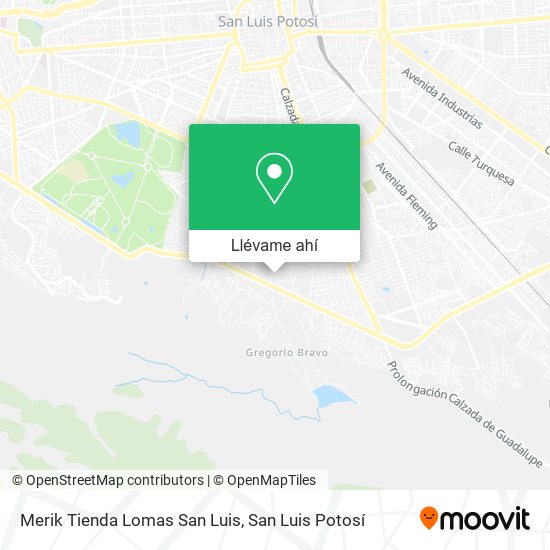 Mapa de Merik Tienda Lomas San Luis